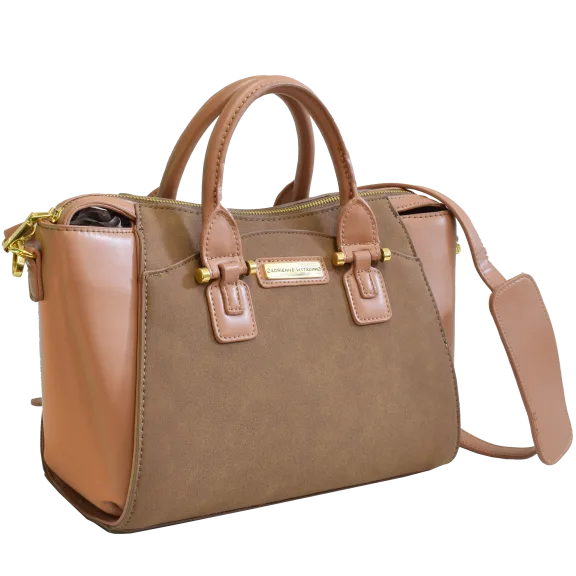 Adrienne Vittadini Double Handle Satchel