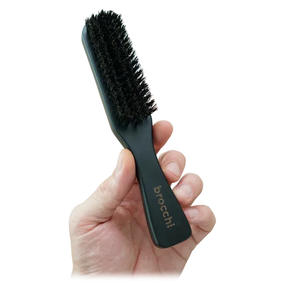 Brocchi Boar Bristle Polishing Paddle Brush