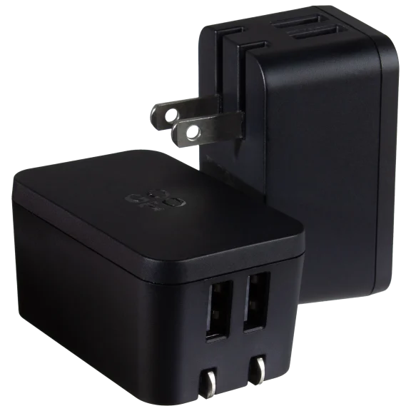 2-Pack: GoTo Dual USB-A Wall Chargers