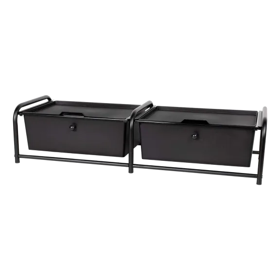 Richards Homeware Metal Frame Underbed Storage Drawers with Lids