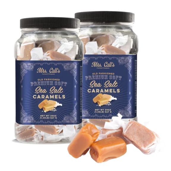 2-Pack: Mrs. Call's Sea Salt Soft Butter Caramels (40oz)