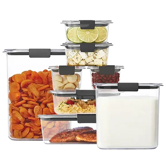 Rubbermaid Brilliance 8-Piece Food Storage Set