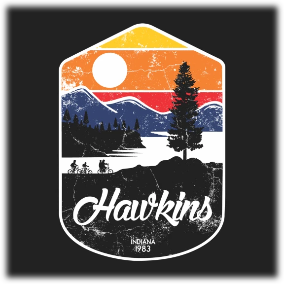 Hawkins - Screen-Printed Tee