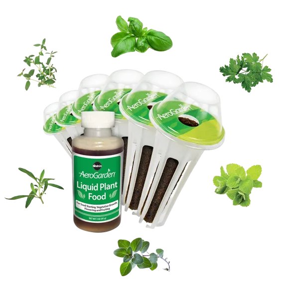 AeroGarden Italian Herb 6-Pod Seed Kit