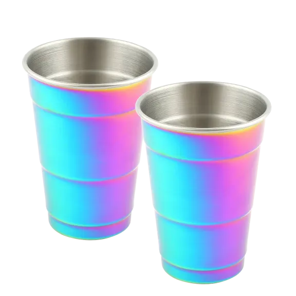 2-Pack: Cambridge Rainbow Party Cups