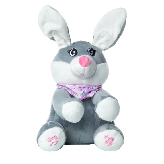 Super Toys Sing & Play Interactive Peek-A-Boo Bunny Plush Toy