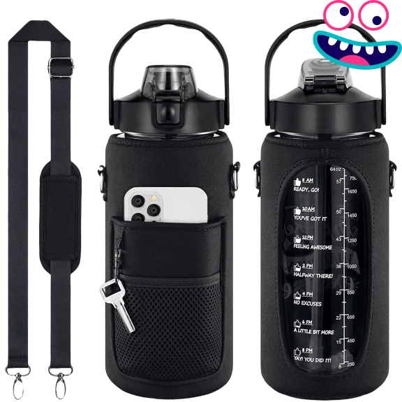 Ciana Bottle Cover Sleeve With Cellphone Holder