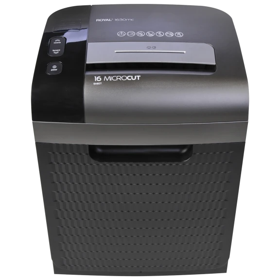 Royal Commercial Grade 16 Sheet Micro Cut Paper Shredder - Recertified
