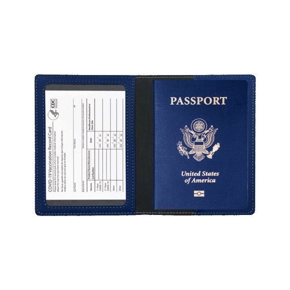 2-Pack: Ciana Passport & Vaccine Card Holder