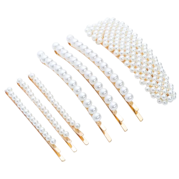Zoe Ayla Multi-Pack Faux Pearl Hair Clips