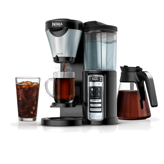 Ninja Hot and Iced Coffee Maker with Auto-iQ One-Touch Intelligence (CF021)