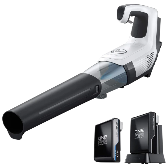 Hoover ONEPWR Cordless High Performance Leaf Blower w/ 2 Rechargeable Batteries