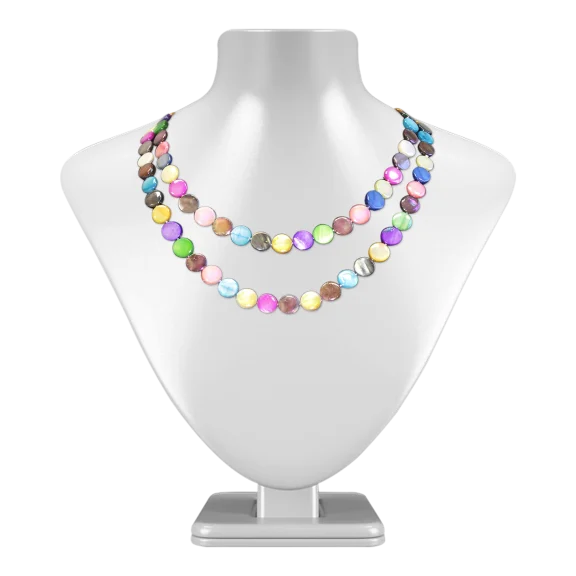 Pacific Pearls Oyster Bay Collection Double Strand Mother-of-Pearl Necklaces