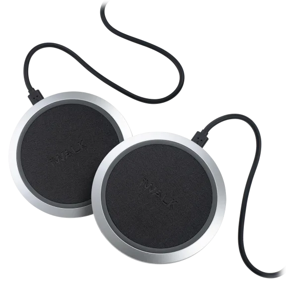 2-Pack: iWalk Faux Leather 7.5W/10W Quick Charge Wireless Chargers