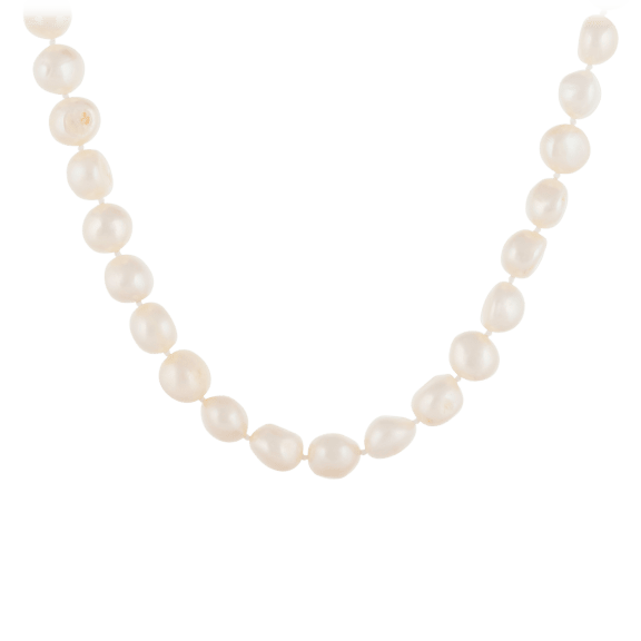 Large Baroque Pearl Necklace