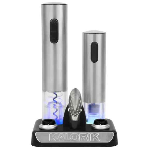 Kalorik Wine Lovers Electric Wine Opener and Preserver Set