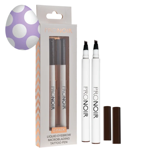 2-Pack: ProNoir Liquid Eyebrow "Microblading" Natural Look Pens