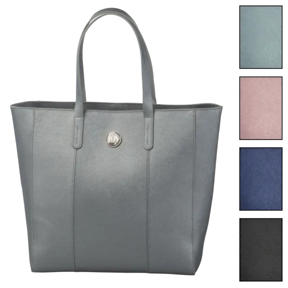 Joy Mangano Metallic Leather Tote