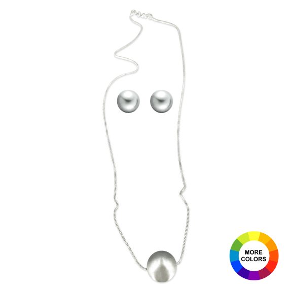 Royal Falls Collection 10-11mm Classic Pearl Pendant + Stud Earrings