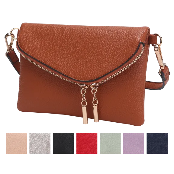 MKF Collection Celebrity Style Saddle Crossbody Bag by Mia K