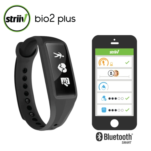 Striiv Fusion Bio2 Plus Activity Tracker & Smartwatch with 3 Bonus Bands