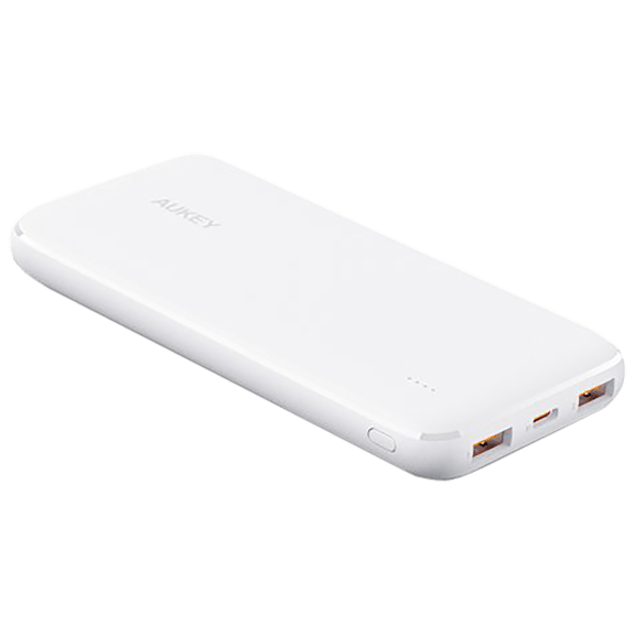 Aukey 3.7V/10000mAh Power Bank with Integrated USB-C Cable
