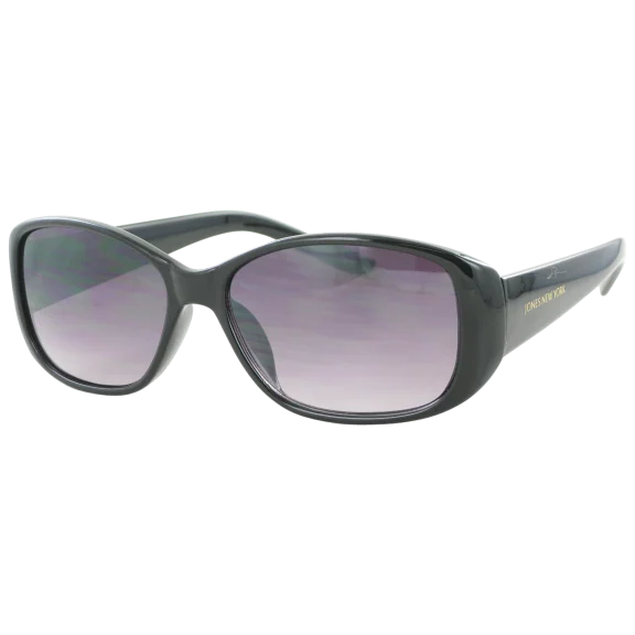 Jones New York Black Oval Frames w/Smoke Lenses