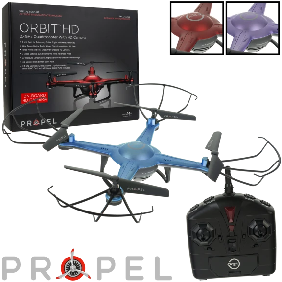 Propel RC Orbit 2.4 GHz Video Drone with HD Camera