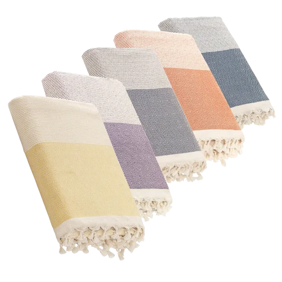 Enchante Home Turkish Cotton Throw in "Diamente"