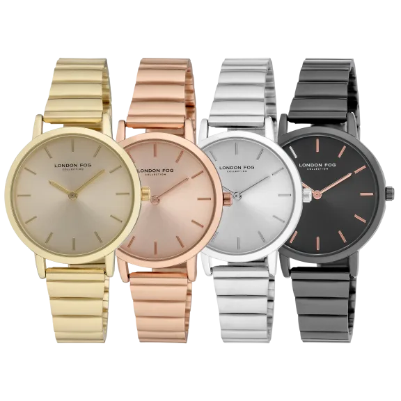 London Fog Women’s Sussex Link Bracelet Watch