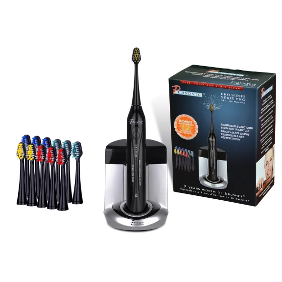 Pursonic Deluxe Plus Sonic Toothbrush with UV Sanitizer