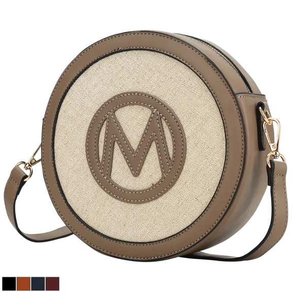 MKF Collection Acacia Round Chic Crossbody Bag by Mia K