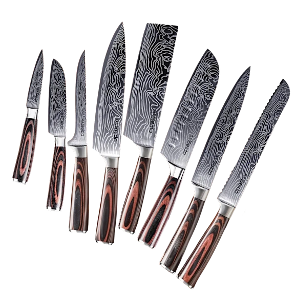 The 8-Piece Japanese Master Chef Knife Set