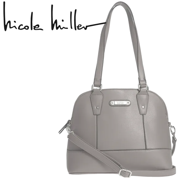 Zahra Satchel Handbag by Nicole Miller New York