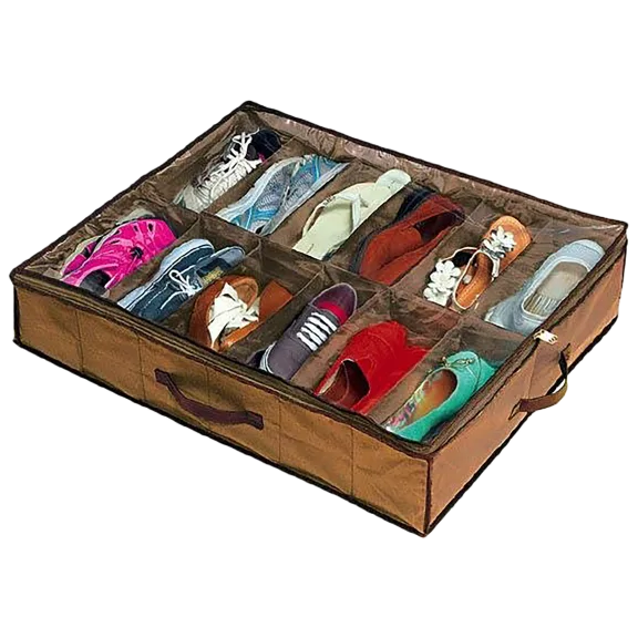 Shoes Under 12-Pair Shoe Organizer As Seen on TV