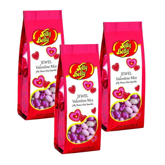 3-Pack: Jelly Belly Valentine Jewel Sparkling Jelly Beans (7.5oz)