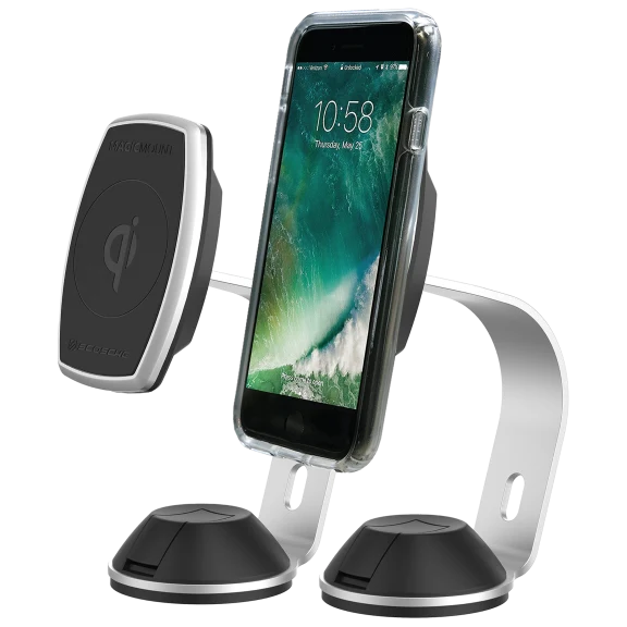 2-Pack Scosche MagicMount Pro Magnetic Fast Charge 10W QI Charging Mount