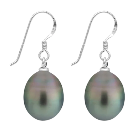 Pacific Pearls Drop Earrings in 925 Sterling Silver