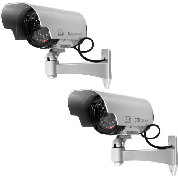 ONLINE EXCLUSIVE: Security Camera Decoy with LED & Adjustable Mount (Set of 2)
