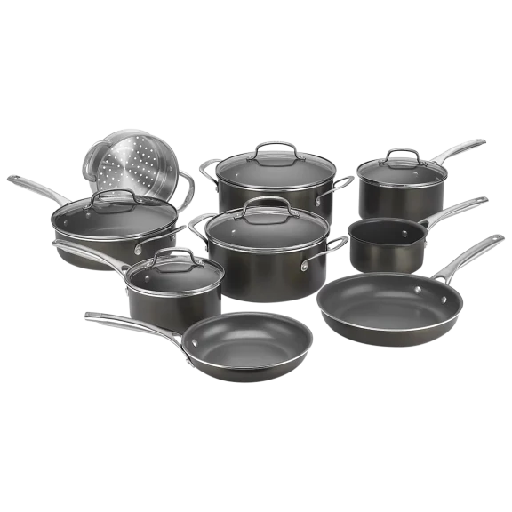 14-Piece: Cuisinart GreenChef Pro Ceramica XT Nonstick Cookware Set