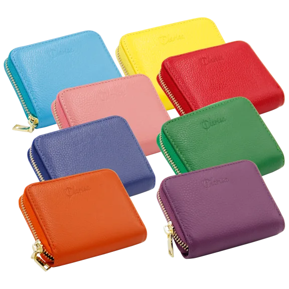 Clarisa Leather Card Holder Wallet