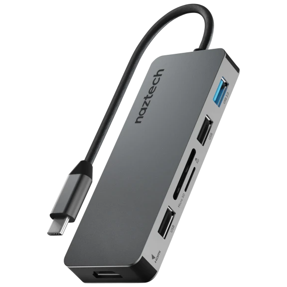 Naztech MaxDrive7 Universal USB-C 7in1 Adapter Hub