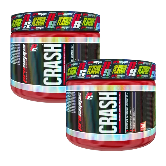 2-Pack ProSupps Crash Powder, Sleep Aid & Recovery Supplement (60-Servings)