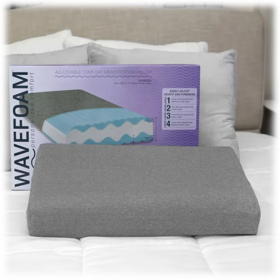 SensorPEDIC WaveFoam Adjustable Comfort Memory Foam Pillow