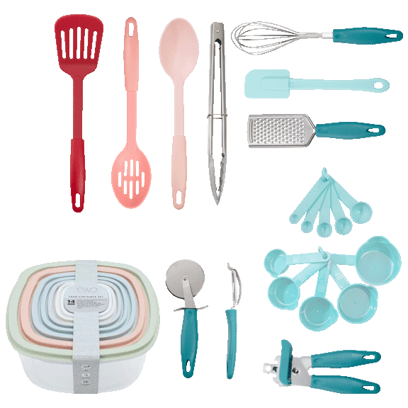 Cook with Color 27-Piece Kitchen Essentials Set