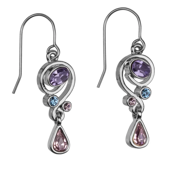 ELLENMANN Filigree with Pear Dangle Earrings