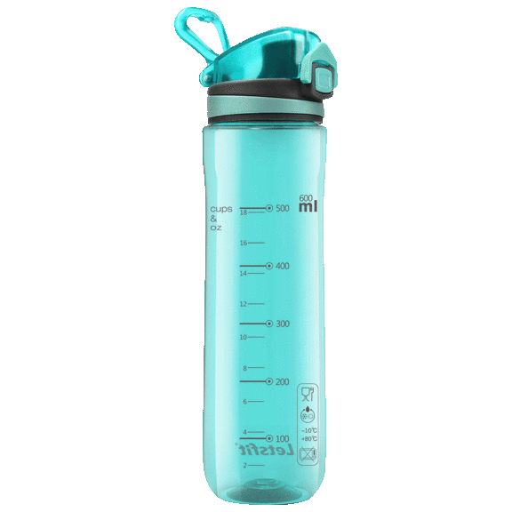 Pick-Your-2-Pack: Letsfit Tritan Plastic Water Bottle (21 oz)
