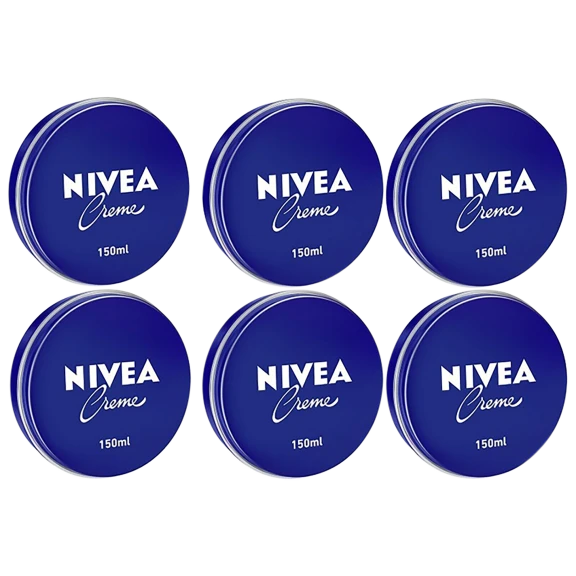 6-Pack: Nivea Creme in Metal Tin