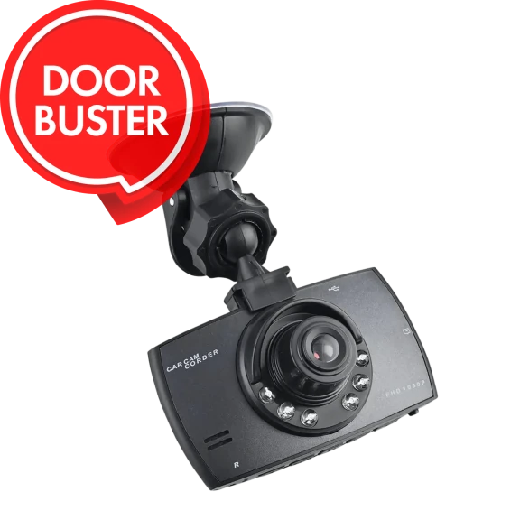 Lifeware Ultra Slim 1080P Dash Cam W/ 2.4" Screen