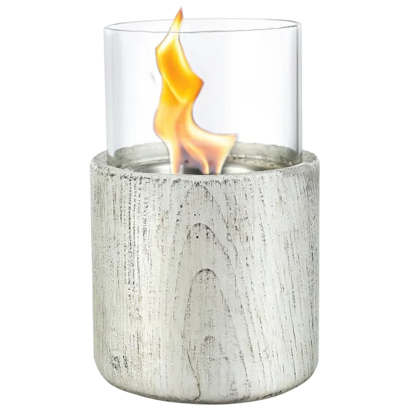 Home Zone Living Concrete Portable Table-Top Fire Bowl
